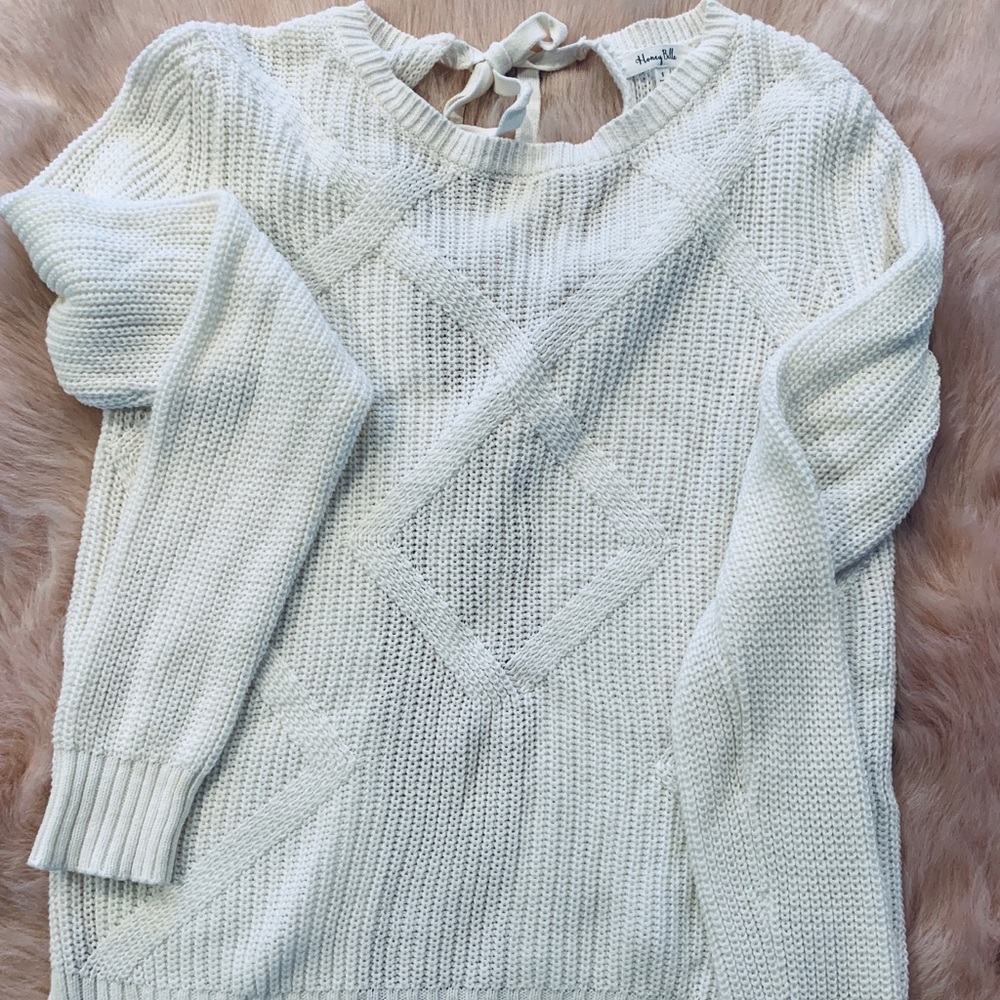 Cream/White Honey Belle Sweater